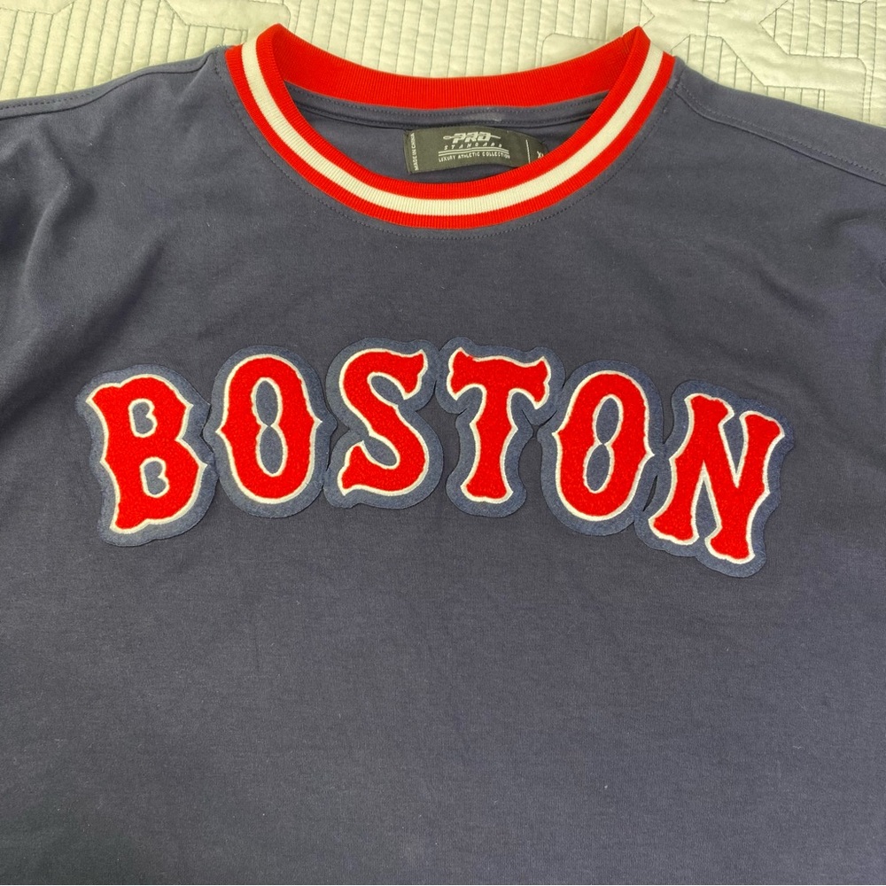 Boston Navy Blue Men's Shirt - Picture 4 of 9